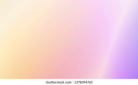 Abstract Blurred Gradient Background. For Bright Website Banner, Invitation Card, Screen Wallpaper. Vector Illustration