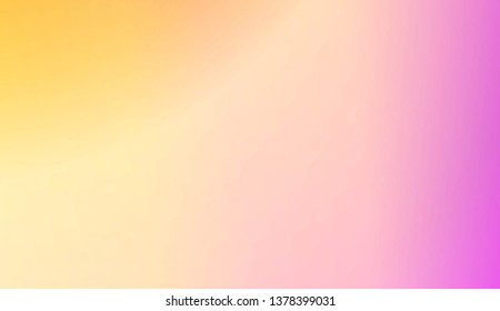 Abstract Blurred Gradient Background. For Bright Website Banner, Invitation Card, Screen Wallpaper. Vector Illustration