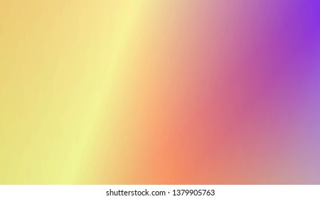Abstract Blurred Gradient Background. For Bright Website Banner, Invitation Card, Screen Wallpaper. Vector Illustration