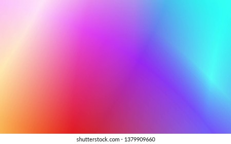 Abstract Blurred Gradient Background. For Bright Website Banner, Invitation Card, Screen Wallpaper. Vector Illustration