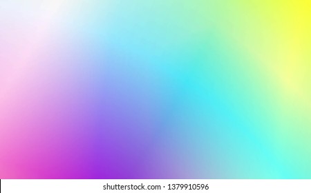Abstract Blurred Gradient Background. For Bright Website Banner, Invitation Card, Screen Wallpaper. Vector Illustration
