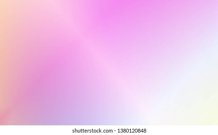 Abstract Blurred Gradient Background. For Bright Website Banner, Invitation Card, Screen Wallpaper. Vector Illustration