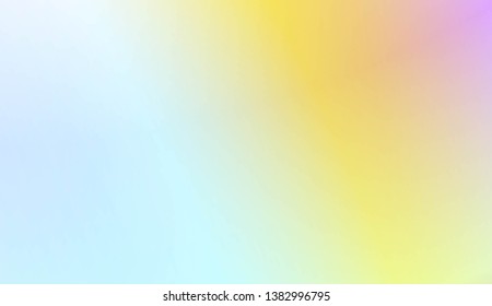 Abstract Blurred Gradient Background. For Bright Website Banner, Invitation Card, Screen Wallpaper. Vector Illustration