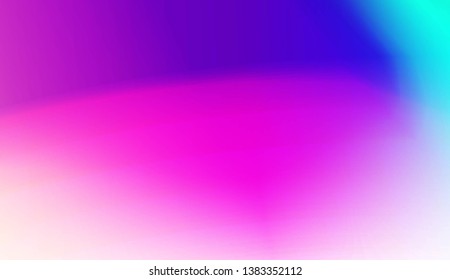 Abstract Blurred Gradient Background. For Bright Website Banner, Invitation Card, Screen Wallpaper. Vector Illustration