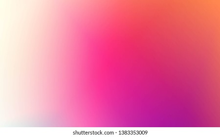 Abstract Blurred Gradient Background. For Bright Website Banner, Invitation Card, Screen Wallpaper. Vector Illustration
