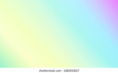 Abstract Blurred Gradient Background. For Bright Website Banner, Invitation Card, Screen Wallpaper. Vector Illustration