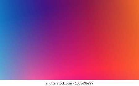 Abstract Blurred Gradient Background. For Bright Website Banner, Invitation Card, Screen Wallpaper. Vector Illustration