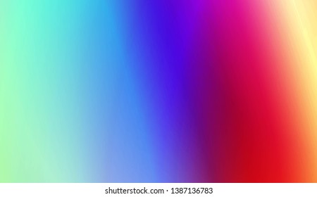 Abstract Blurred Gradient Background. For Bright Website Banner, Invitation Card, Screen Wallpaper. Vector Illustration