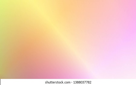 Abstract Blurred Gradient Background. For Bright Website Banner, Invitation Card, Screen Wallpaper. Vector Illustration