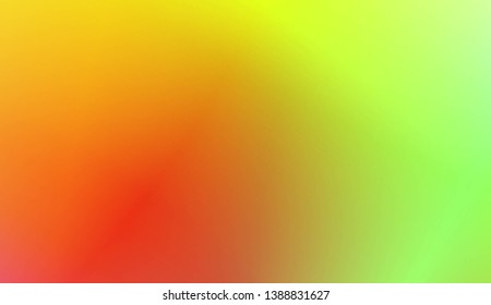 Abstract Blurred Gradient Background. For Bright Website Banner, Invitation Card, Screen Wallpaper. Vector Illustration