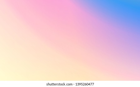 Abstract Blurred Gradient Background. For Bright Website Banner, Invitation Card, Scree Wallpaper. Vector Illustration