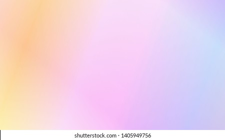 Abstract Blurred Gradient Background. For Bright Website Banner, Invitation Card, Scree Wallpaper. Vector Illustration
