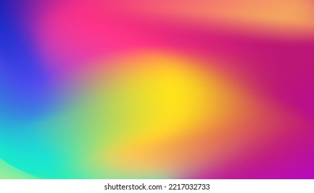 Abstract blurred gradient background with bright colors. Colorful smooth illustrations, for your graphic design, template, wallpaper, banner, poster or website