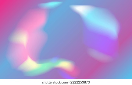 Resumen de fondo de gradiente borroso en colores brillantes de arcoiris. Pancarta colorida o plantilla de sitio web. Fácil de editar ilustración vectorial de color suave en Eps10.