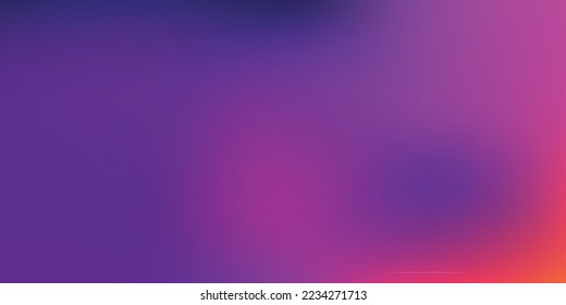 Abstract blurred gradient background in bright rainbow colors. Colorful smooth banner template. Easy to edit soft colored vector illustration in EPS10 without transparency.