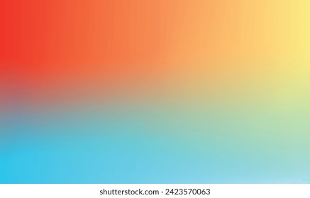 Abstract blurred gradient background in bright colors. Colorful smooth illustration