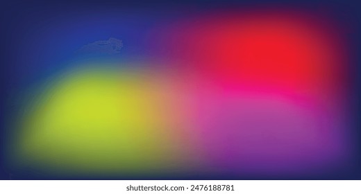 Abstract blurred gradient background in bright Colorful smooth. soft colored vector illustration, Suitable For Wallpaper, Banner, Background, Card, Book Illustration.