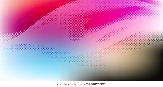 Abstract blurred gradient background in bright colors. Colorful smooth illustration