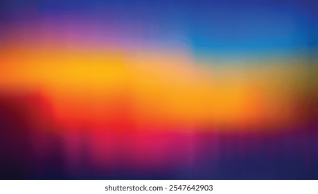 Fundo de gradiente borrado abstrato em cores brilhantes. Colorido suave