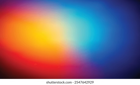 Fundo de gradiente borrado abstrato em cores brilhantes. Colorido suave