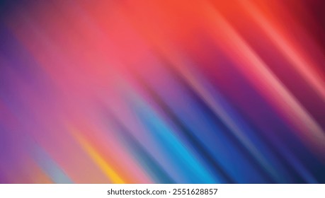 Abstract blurred gradient background in bright colors. Colorful smooth
