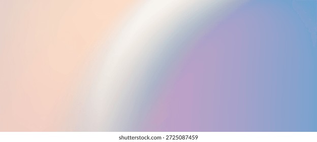Abstract blurred gradient background in bright pastel colors Colorful smooth banner template with grunge texture