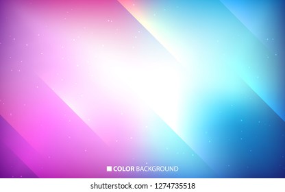 Abstract blurred gradient background. Colorful background with geometric shape composition. Useful template.