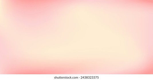 Abstract blurred gradient background. Colorful smooth banner template. Mesh backdrop with bright colors. Peach background. For covers, wallpapers, branding, business cards, social media