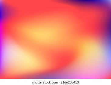 Abstract blurred gradient background. Creative modern vector illustration. Holographic spectrum for the cover. Multicolored tones
