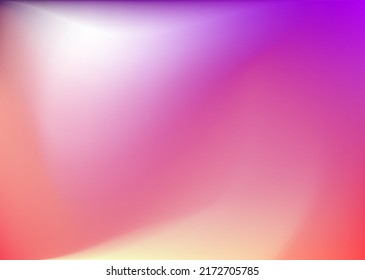 Abstract blurred gradient background. Creative modern vector illustration. Holographic spectrum for the cover. Multicolored tones