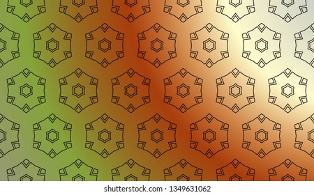 Abstract Blurred Gradient Background With Light. For Abstract Modern Screen Design For Mobile App. Vector Illustration.