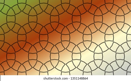Abstract Blurred Gradient Background With Light. For Abstract Modern Screen Design For Mobile App. Vector Illustration.