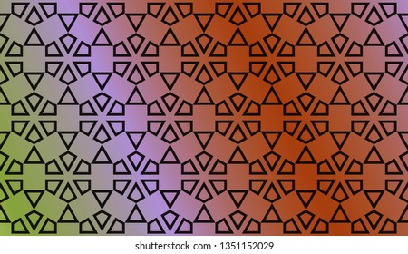 Abstract Blurred Gradient Background With Light. For Abstract Modern Screen Design For Mobile App. Vector Illustration.