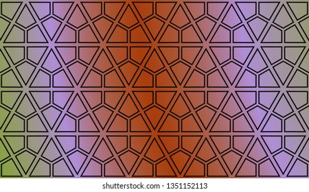 Abstract Blurred Gradient Background With Light. For Abstract Modern Screen Design For Mobile App. Vector Illustration.