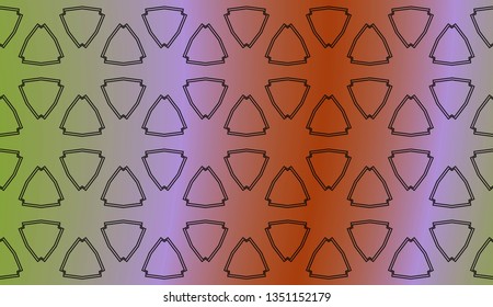 Abstract Blurred Gradient Background With Light. For Abstract Modern Screen Design For Mobile App. Vector Illustration.