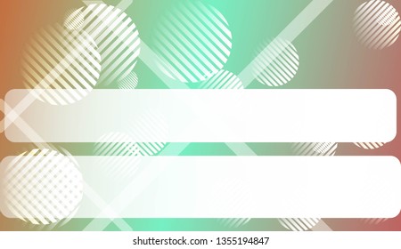 Abstract Blurred Gradient Background with Line, Circle. For Bright Website Banner, Invitation Card, Scree Wallpaper. Vector Illustration