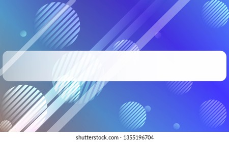 Abstract Blurred Gradient Background with Line, Circle. For Bright Website Banner, Invitation Card, Scree Wallpaper. Vector Illustration