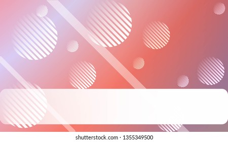 Abstract Blurred Gradient Background with Line, Circle. With Light. For Bright Website Banner, Invitation Card, Scree Wallpaper. Vector Illustration