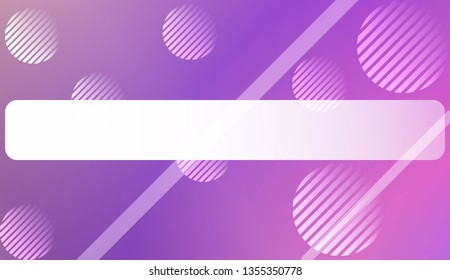 Abstract Blurred Gradient Background with Line, Circle. With Light. For Bright Website Banner, Invitation Card, Scree Wallpaper. Vector Illustration