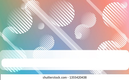 Abstract Blurred Gradient Background with Line, Circle. For Screen Cell Phone. Vector Illustration