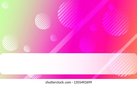 Abstract Blurred Gradient Background with Line, Circle. For Screen Cell Phone. Vector Illustration