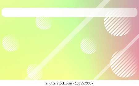 Abstract Blurred Gradient Background with Line, Circle. For Screen Cell Phone. Vector Illustration