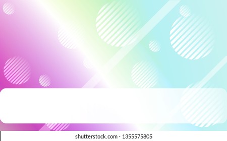 Abstract Blurred Gradient Background with Line, Circle. For Screen Cell Phone. Vector Illustration