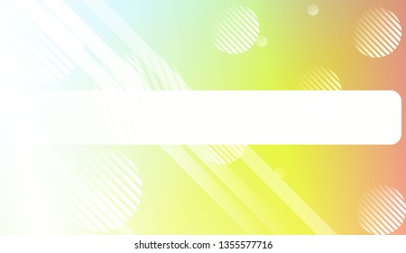 Abstract Blurred Gradient Background with Line, Circle. For Screen Cell Phone. Vector Illustration