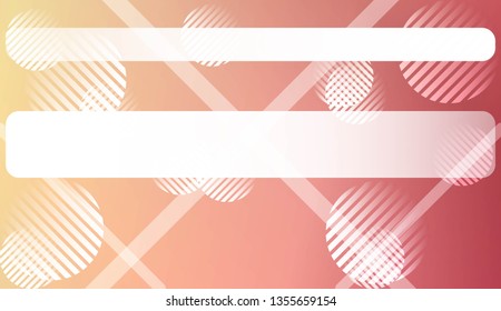 Abstract Blurred Gradient Background with Line, Circle. For Bright Website Banner, Invitation Card, Scree Wallpaper. Vector Illustration