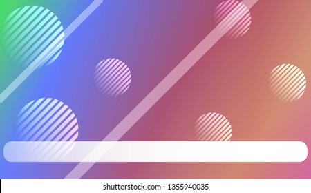 Abstract Blurred Gradient Background with Line, Circle. With Light. For Bright Website Banner, Invitation Card, Scree Wallpaper. Vector Illustration