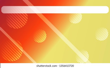Abstract Blurred Gradient Background with Line, Circle. For Bright Website Banner, Invitation Card, Scree Wallpaper. Vector Illustration