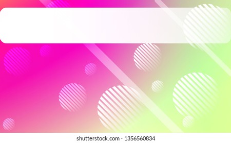 Abstract Blurred Gradient Background with Line, Circle. For Screen Cell Phone. Vector Illustration