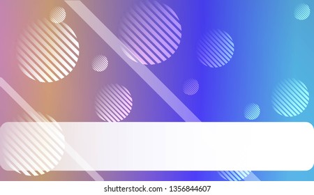 Abstract Blurred Gradient Background with Line, Circle. For Bright Website Banner, Invitation Card, Scree Wallpaper. Vector Illustration