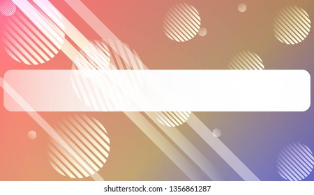 Abstract Blurred Gradient Background with Line, Circle. With Light. For Bright Website Banner, Invitation Card, Scree Wallpaper. Vector Illustration